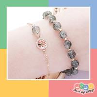 ราคา กำไลหิน สร้อยข้อมือหินไหมเขียวเข้ม GREEN RUTILATED QUARTZ และ จี้รูปต้นไม้ เสริมพลังความมั่นคง ชีวิตก้าวหน้า หินมงคล (11902286744)