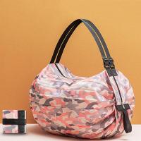 ราคา Fashion model shop Reusable Foldable Shopping Bag Women Portable Folding Shopping Bag Tote Bag Storage Grocery Shoulder Bags Eco friendly Handbag (18915314395)