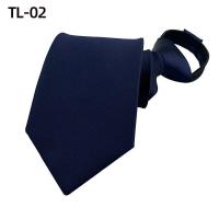 ราคา Zipper Free Ties Convenient for Business Casual Solid Color and Easy To Pull Arrow Type Neckties (18617211618)