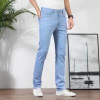 ราคา A Happy046 กางเกงมอง Wrangler 9803ขายดีที่สุดยีนส์รัดรูปยืดได้สำหรับผู้ชาย (18922621821)