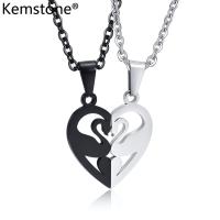 ราคา สร้อยคอจี้ปริศนาปลาโลมา Kemstone สแตนเลสคู่ Kemstone สำหรับผู้หญิงผู้ชาย (18214506803)