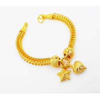 ราคา Thai Jewelry สร้อยข้อมือ ลายสี่เสา ห้อยดาว หัวใจ ผู้หญิง งานชุบทองไมครอน 5 ไมครอน ชุบเศษทองคำแท้ 96 5 น้ำหนัก 2 บาท ทองหุ้ม ทองชุบ ความยาว 7 5 (6639440136)