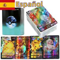 ราคา Newest Pokemon Rainbow Card Vstar Vmax GX Spanish Version Flash Card Trading Cards Birthday Gifts for Children Toy (20034839493)