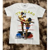 ราคา New เสื้อยืดลายไทยแลนด์สกรีนมวยไทย ผู้ใหญ่ ผ้าดีผ้าสวย ราคาถูก (20348136245)