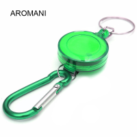 ราคา Aromani พร้อม คลิปพวงกุญแจห้อยสายพวงกุญแจเหล็กแบบยืดหดได้ดึงหดตัวพวงกุญแจแบบสปอร์ตที่เก็บพวงกุญแจบัตรประจำตัวป้องกันการสูญหาย (18285216591)