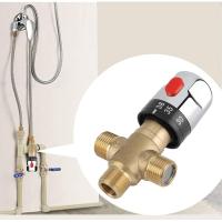 ราคา 1PC Brass Thermostat Faucet Thermostatic Mixing Valve Bathroom Water Temperature Control Faucet Cartridges (13022089963)