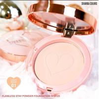 ราคา แป้งพับ Sivanna Colors Flawless Stay Powder แป้งซีเวนน่า ฟลอเลส สเตย์ พาวเดอร์ ฟาวเดชั่น SPF25 (17181996147)