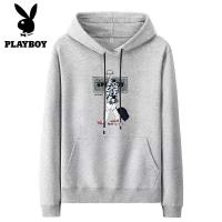 ราคา Playboy เสื้อกันหนาวมีฮู้ดชุดเสื้อยืดแขนยาวผู้ชายฤดูใบไม้ผลิและฤดูใบไม้ร่วงเทรนด์ใหม่ Ins เสื้อกันหนาว (12782090537)
