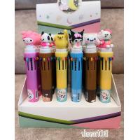 ราคา ปากกา 10 สี หัวการ์ตูน คละแบบ คละสี (19810395712)