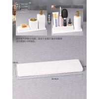 ราคา ถาดวางสบู่ห้องน้ำหินอ่อนของโรงแรมอุปกรณ์ในห้องน้ำแผงจอแสดงผลเครื่องประดับวงกลมสีขาว (19769897712)