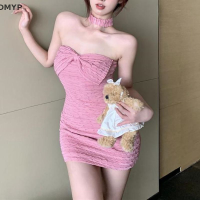 ราคา DMYP เดรสปาร์ตี้คลับแขนกุดชุดกระโปรงแบบสั้นมินิผูกโบว์สุดเซ็กซี่สำหรับผู้หญิง (19273911992)