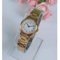 ราคา นาฬิกา Casioแท้ รุ่น LTP 1130N 7B นาฬิกาสำหรับผู้หญิง สายแสตนเลสสีทอง หน้าปัดสีขาว ของแท้ 100 ประกันสินค้า 1 ปี (19117297041)