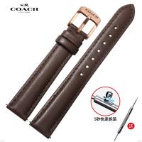ราคา ใช้แทน สายนาฬิกา สายนาฬิกาหนังแท้ COACH สายนาฬิกาผู้หญิง boyfrien ชั้นบนสุดสายหนังวัว 12 มม 20 มม (18981536520)