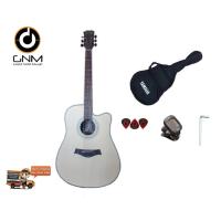 ราคา ENYA กีตาร์โปร่งไฟฟ้า รุ่น ED 40 EQ ฟรีกระเป๋า clip tuner ปิ๊ก ประแจ (727024186)