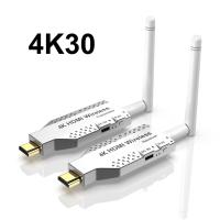 ราคา 4K เครื่องส่งสัญญาณไร้สาย HDMI และรับสัญญาณ1080P วิดีโอไร้สายตัวต่อขยาย HDMI สำหรับกล้องแล็ปท็อปพีซีไปยังทีวีโปรเจคเตอร์แชร์การประชุม (20186765768)