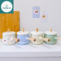 ราคา หม้อ หม้อเคลือบ อินาเมล หม้อด้าม พร้อมฝา ใช้ได้กับเตาทุกประเภท (21308343969)