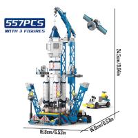 ราคา ของเล่นจรวดบล็อกตัวต่อยานอวกาศยานอวกาศยานอวกาศของเล่นสำหรับก่อสร้างอิฐศูนย์ปล่อยกระสวยอวกาศ (21278926205)