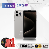 ราคา TIMI T26 6 128GB โทรศัพท์มือถือ Android 13 จอใหญ่ 6 5 นิ้ว แบตเตอรี่ 5500mAh กล้อง 13MP ประกันศูนย์ไทย 12 เดือน (21204241126)