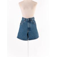 ราคา Zara กางเกงยีนส์ขาสั้น กระดุมซิปหน้า ป้ายแบรนดฺ์ระบุไซส์ EUR 32 Preloved (20614472662)