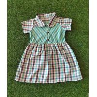 ราคา เดรสผ้าขาวม้า ชุดเดรสเด็ก ชุดเด็กหญิง เดรสผ้าฝ้าย เดรสผ้าขม้า สำหรับเด็ก 1 6 ขวบ (16206642150)