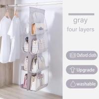 ราคา กระเป๋าเก็บของตู้เสื้อผ้าหลายชั้นแขวนกระเป๋าหนังจัดระเบียบโฟลเดอร์กระเป๋าเก็บของผู้หญิงกระเป๋าเก็บของตู้เสื้อผ้ากระเป๋าแขวน (10733398967)