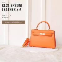 ราคา กระเป๋าหนังแฟชั่นสะพายข้าง KL 21 Epsom หนังแท้ (12608706105)