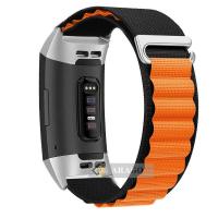 ราคา สายรัดข้อมืออัลไพน์สำหรับ Fitbit Charge 5 4 3สายสายรัดระบายอากาศไนลอนทนทานสำหรับสายรัดข้อมือ Fitbit Charge 5 (18633124489)