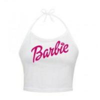 ราคา In stock เสื้อกล้ามปากแดงสีชมพูเปิดสะดือเสื้อตัวยาวด้านหน้าสั้นด้านหลัง 2022 ฤดูร้อนเซ็กซี่ใหม่ในยุโรปและอเมริกา (15784495237)