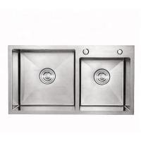 ราคา Meymey Mall CROWN อ่างล้างจาน 2 หลุมไม่มีที่พัก 41x75x20 ซม ATHENS ถูกจริงไม่จกตา (20877623384)