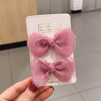 ราคา กิ๊บติดผมเด็ก1คู่ใหม่น่ารักเข็มกลัดกิ๊ฟหนีบผมโบว์ออร์แกนซ่าหมวกเด็กเด็กเครื่องประดับผมกิ๊บปากเป็ดสำหรับเด็ก (18155903098)
