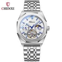ราคา 2023 CHENXI นาฬิกากลไกอัตโนมัติสำหรับผู้ชายนาฬิกา Tourbillon กันน้ำสายหนัง Gratis Ongkir นาฬิกาข้อมือสำหรับผู้ชายเป็นทางการสุดหรู (20362899326)