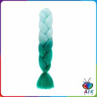 ราคา AIK ผมเปีย ไหมถักผม แฮร์พีชผมเปีย ยาว 24 60cm แฮร์พีช ไหมถักผม สีทูโทน ไหมถัก ผมเปีย wig braids (19253501804)