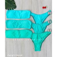ราคา 40 สีพร้อมส่ง บิกินี่เกาะอก เกาะอกมีฟองน้ำ By Cherry swimwearr (19641793496)