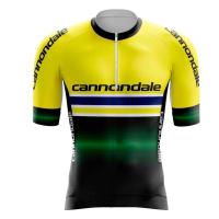 ราคา เสื้อเสื้อเจอร์ซีย์นักปั่น CANNONDALE สีเหลืองซิปเต็มเสื้อทีมกีฬามืออาชีพ AREO (17145899985)
