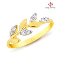 ราคา ผ่อน 0 10 เดือน OJ GOLD แหวนเพชรแท้ ทองแท้ น้ำ 100 มีใบรับประกัน ขายคืนได้ จำนำได้ ส่งฟรี kerry OLIVE LEAF ใบมะกอก (7678593167)