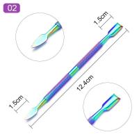 ราคา BORN PRETTY Nail Cuticle Scissor Rainbow Dead Skin Remover Edge Cuticle Nipper Clipper Nail Tool Pedicure Manicure Nail Cutter (15964613852)
