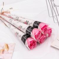 ราคา สบู่รูปทรงดอกไม้ดอกไม้เทียมกุหลาบ1ดอกสำหรับเป็นของขวัญตามเทศกาล (18488875331)