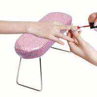 ราคา แผ่นรองแขนหนังไมโครไฟเบอร์ที่สามารถซักได้แผ่นรองข้อมือสำหรับการทำเล็บแผ่นรองมือหมอนวางมือกันน้ำ (21170388993)