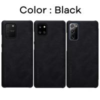 ราคา Nillkin QIN Leather Case เคสหนังฝาพับอย่างดี For Galaxy S20 FE S10 Lite Note 10 Lite เคสกันกระแทก มีช่องใส่บัตร (4827298004)