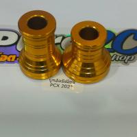 ราคา บูทล้อมิเนียม Pcx2021 มี 4 สี ราคาต่อ 1 คู่ สำหรับใส่ล้อซี่ ขอบ17 ล้อเดิมอีกลิ้งค์ (21142940569)