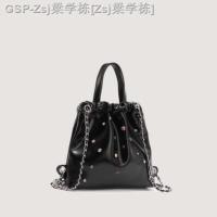 ราคา Zaraตะเภาโซ่ของผู้หญิงเกาหลีกระเป๋าเป้ออกแบบเฉพาะกลุ่มอัญมณี2023ใหม่กระเป๋าถังเดินทางอเนกประสงค์ (19663861420)