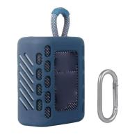 ราคา ฝุ่นที่มีสีสันซิลิโคนป้องกันเคสผิวพร้อมCarabinerสำหรับJBL GO 3 Go3ลำโพงบลูทูธ (6335488317)