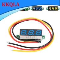 ราคา QKKQLA Shop 0 28 Inch Ultra Small Digital DC Digital Display Adjustable Three Line DC 0 100V Battery Voltmeter 2 Line 3 Line Universal (19675507030)