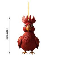 ราคา ชุดเครื่องประดับรูปไก่ไก่รูปสัตว์สุดสร้างสรรค์โคมไฟอะคริลิกต้นคริสต์มาสภายในรถยนต์พวงกุญแจอัตโนมัติจี้ห้อยประดับของขวัญวันคริสต์มาส (21170671322)