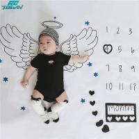 ราคา ทารกแรกเกิดการเติบโตรายเดือนผ้าห่มบอกเหตุการณ์สำคัญปีกนางฟ้าผ้าพื้นหลังอุปกรณ์ประกอบฉากการถ่ายภาพเครื่องประดับสำหรับถ่ายรูปเด็กทารกหญิงชาย DIY (21142462575)