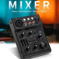 ราคา Audio Mixer Sound Mixing Console USB Audio Interface Built in Effect Mini Professional Mixer Sound Card (20521462762)