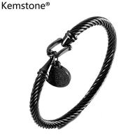 ราคา Kemstone Jesus จี้คาทอลิคสีดำทองเงินชุบกำไลข้อมือเบ็ดตกปลาเรืองแสงสแตนเลสสำหรับผู้ชายผู้หญิง (20068367059)
