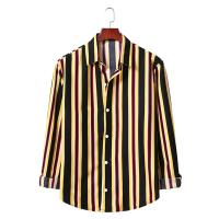 ราคา เสื้อเชิ้ตสำหรับผู้ชายเสื้อแบรนด์เนมเสื้อเชิ้ตเสื้อเชิ้ตมีปกแขนยาวลายทางลำลองของผู้ชายเสื้อแฟชั่นผู้ชายเสื้อเชิ้ต (20104797196)