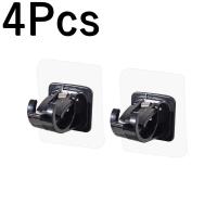 ราคา Free Shipping 4Pcs ตัวยึดม่านเส้นแบบเบ็ดแบบยึดติดเองที่แขวนผนังตะขอม่านอาบน้ำหนีบม่าน (21125919219)