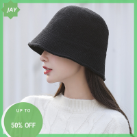 ราคา Lowest price Jay หมวกปีกกว้างขนแกะกลางแจ้งหมวกสไตล์เกาหลีย้อนยุคฤดูใบไม้ร่วงฤดูหนาวหมวกปานามาหมวกชาวประมงหมวกเด็กผู้หญิงหมวกสีดำสำหรับผู้หญิง (21188312808)